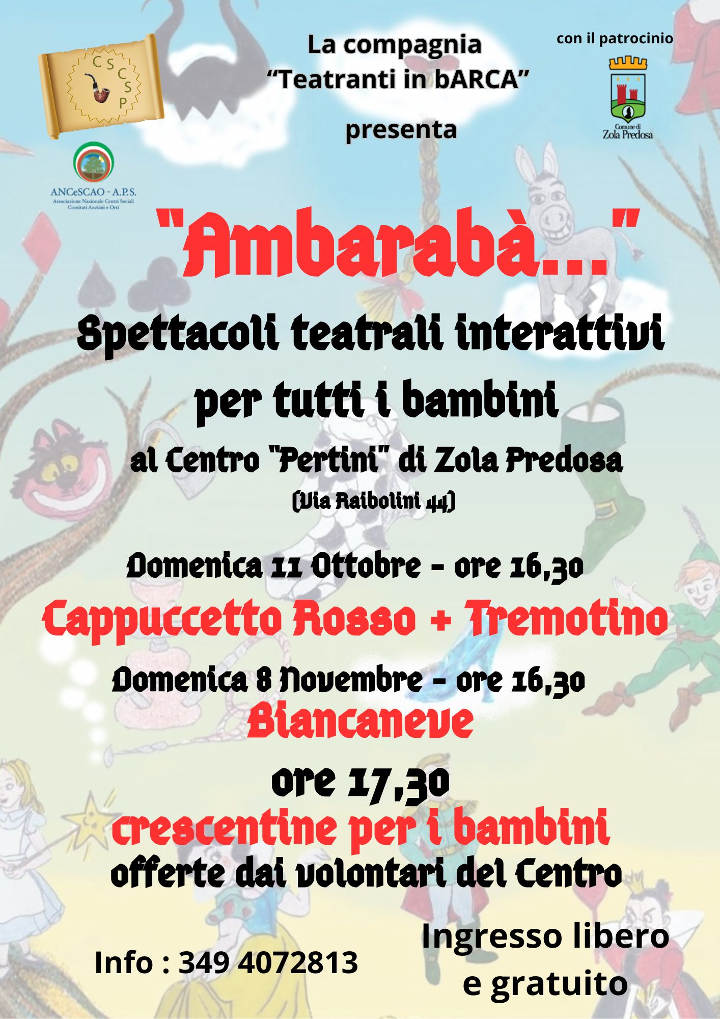 Ambarabà... Spettacoli teatrali per bambini