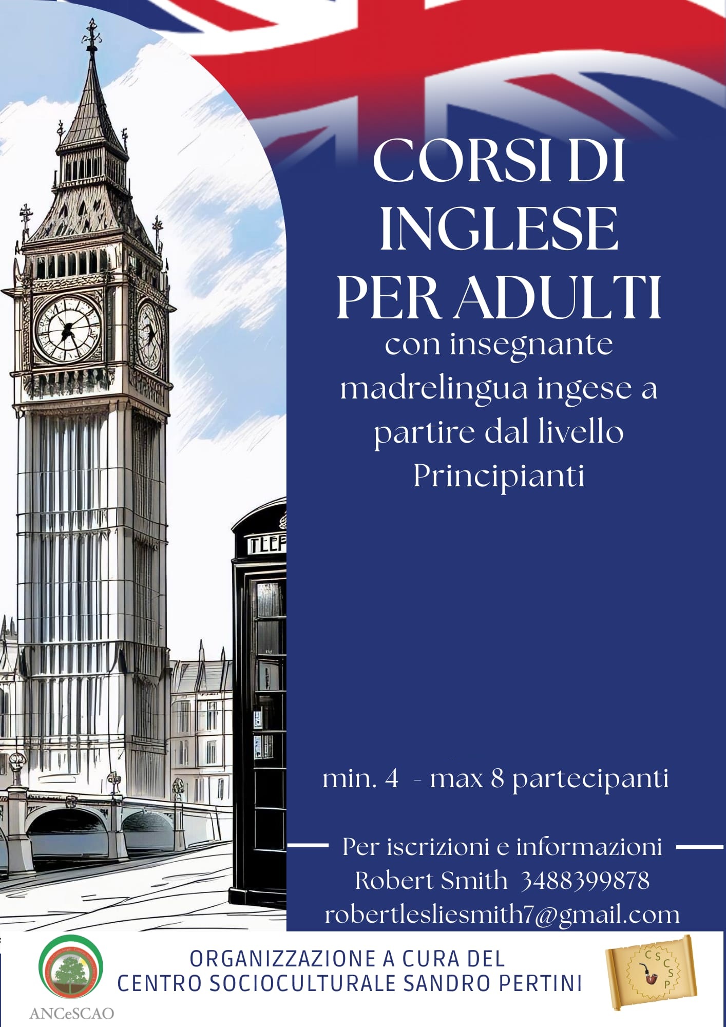 Programma corsi di inglese per adulti